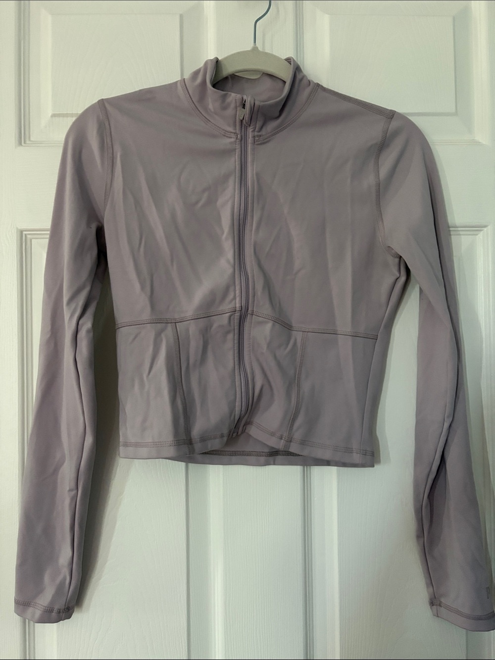 PINK Victoria's Secret Light Lavender Zip-Up Bomber Jacket